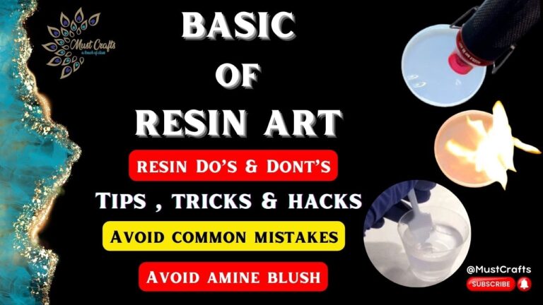 Basics of Resin Art for Beginners | Must Crafts 