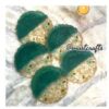 Emerald Half Moon Coasters