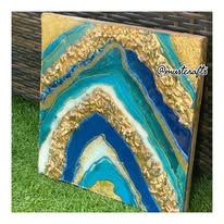 Geode Wall Art on Canvas