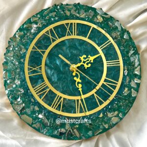 Ocean Green Clock