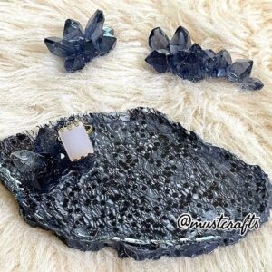 SNOWFLAKE OBSIDIAN RING DISH