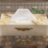 White and Gold Tissue box - Image 4
